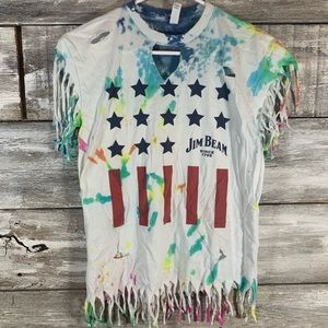 Jim Beam tie dye T-shirt